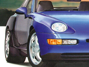 Porsche 968 bleu